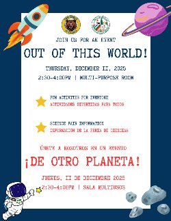 Out Of This World Event Flyer